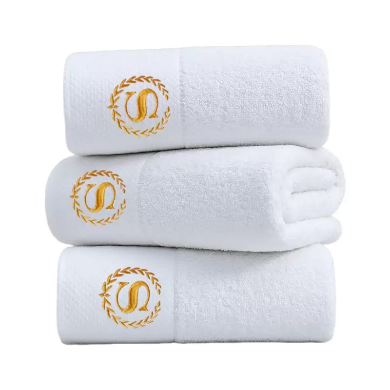 Custom LOGO 100% Cotton Bath Towel Hotel Bath Towels  bath towel