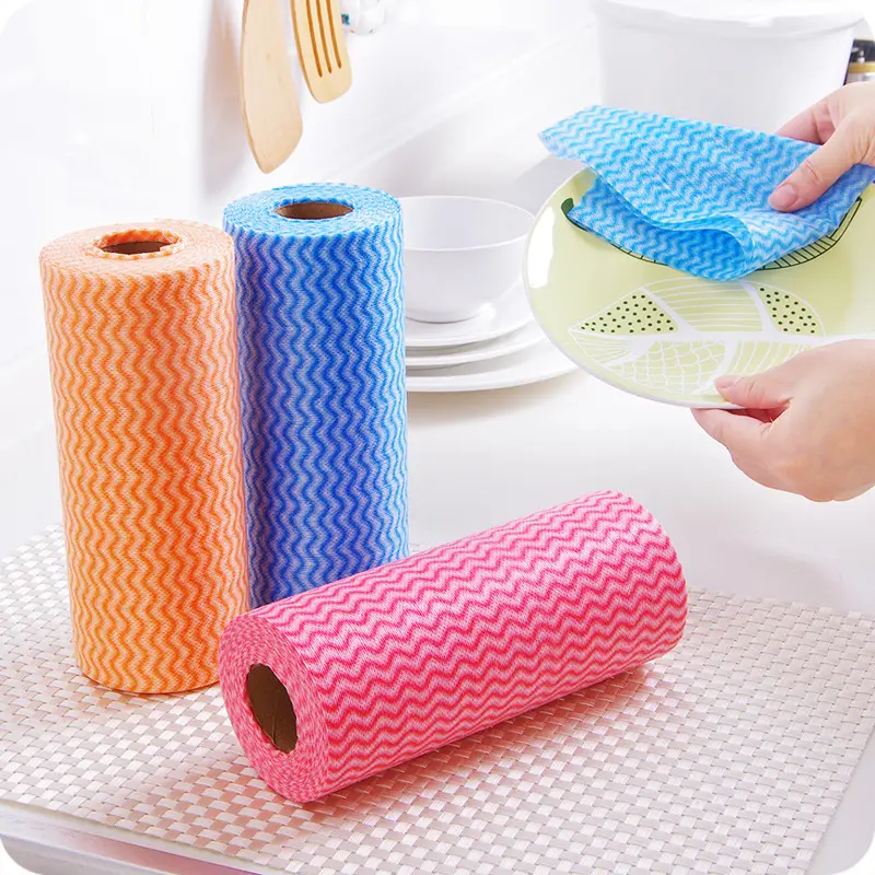 Reusable Disposable Though Wipes Roll Cleaning Towels Kitchen Towels Dish Cloths Multipurpose Kitchen Towel, Reusable Disposable Though Wipes Roll Cleaning Towels Kitchen Towels Dish Cloths Multipurpose Kitchen Towel