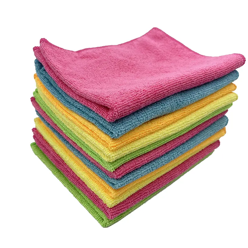 Microfiber cleaning cloth kitchen towel wholesale household towel